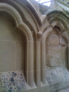 Blind arcade, Salisbury Cathedral