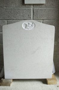 stonemason headstone lettering