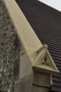 Kneeler & copings, Ocklynge chapel, Eastbourne
